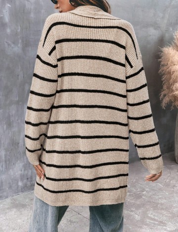 Cardigan lung Shein, bej
