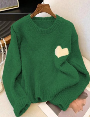 Pulover Shein, verde
