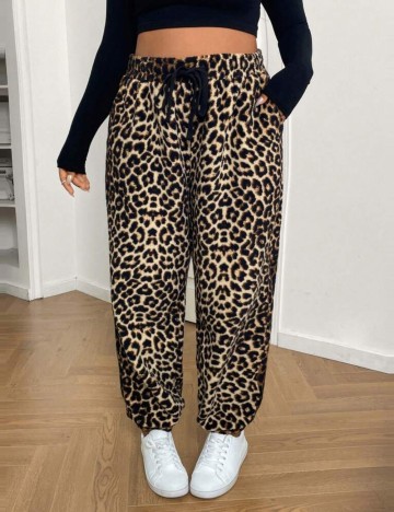 Pantaloni Shein Curve+, mix culori