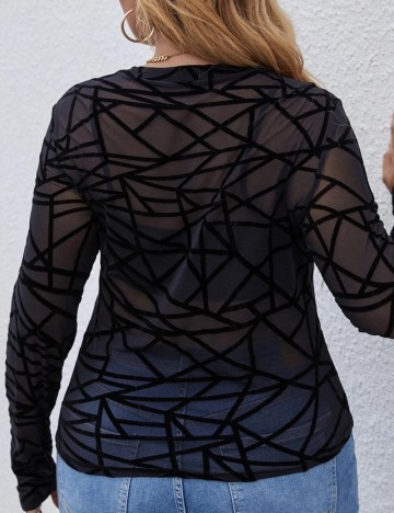 Bluză Shein Curve+, negru