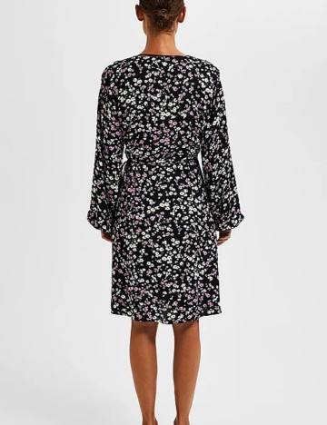 Rochie midi Selected, negru