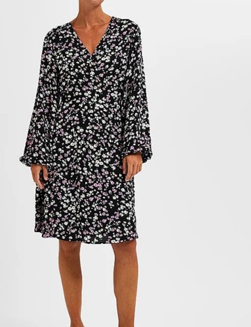 Rochie midi Selected, negru