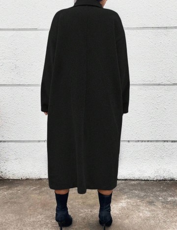 Palton Shein Curve+, negru