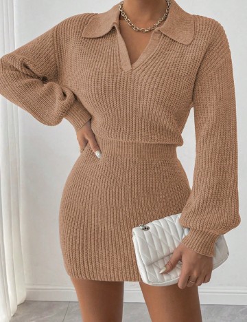 Rochie mini Shein, cărămiziu
