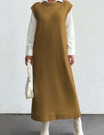 Rochie maxi Shein, cărămiziu