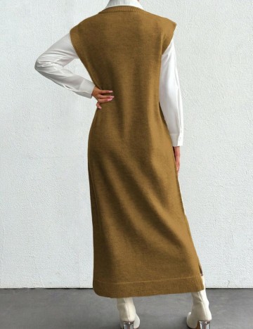 Rochie maxi Shein, cărămiziu