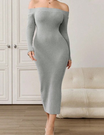 Rochie maxi Shein, gri