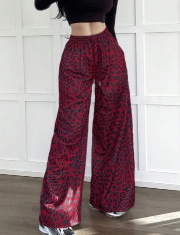 Pantaloni Shein, vișiniu