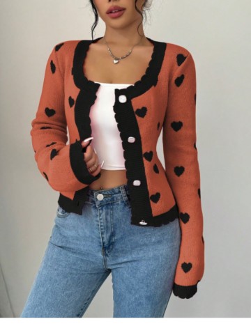 Pulover cu nasturi Shein, mix culori