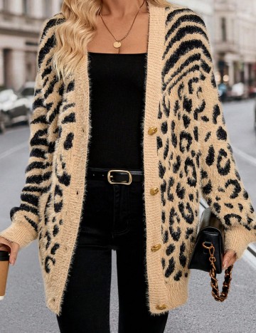 Cardigan Shein, mix culori