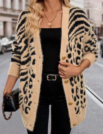 Cardigan Shein, mix culori