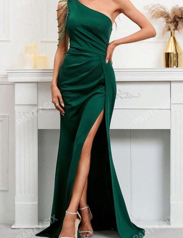 Rochie de ocazie Shein, verde
