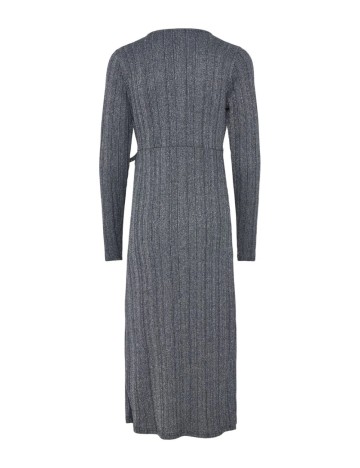 Rochie midi Pieces, gri
