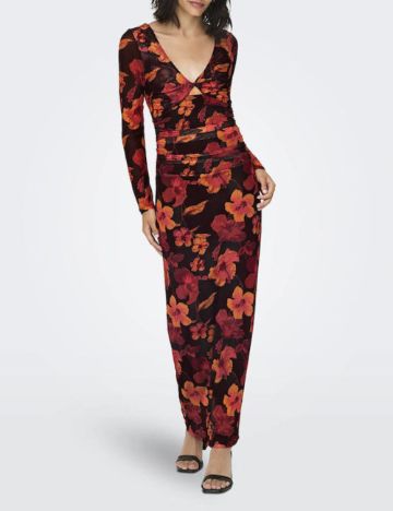Rochie maxi Only, mix culori