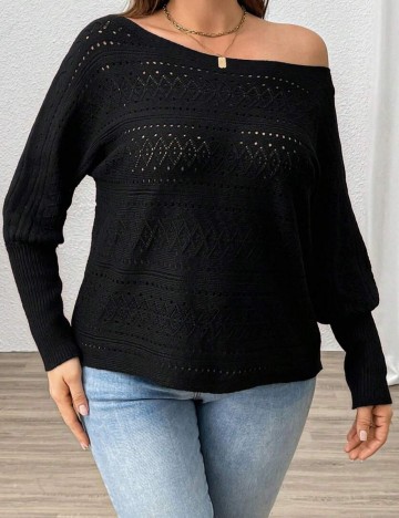 Bluză Shein Curve+, negru