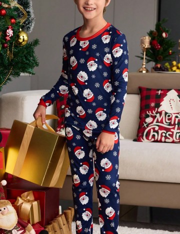 Compleu pijamale Shein, albastru