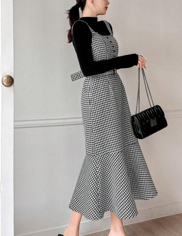 Rochie midi Shein, mix culori