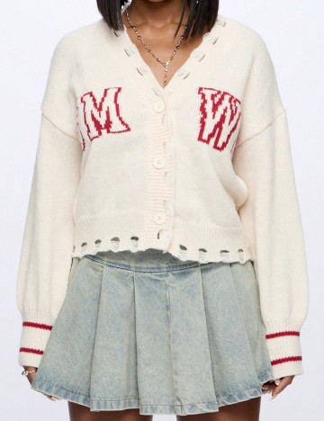 Cardigan SUMWON by Shein, crem