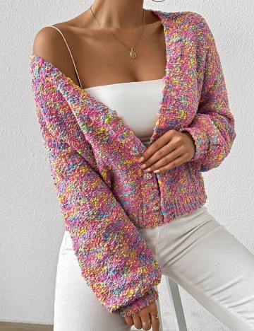 Cardigan Shein, mix culori