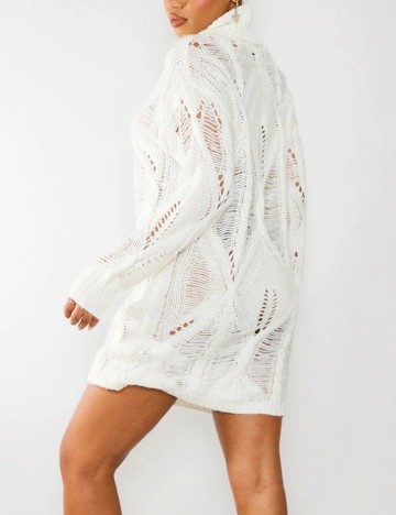 Rochie mini PRETTYLITTLETHING, crem