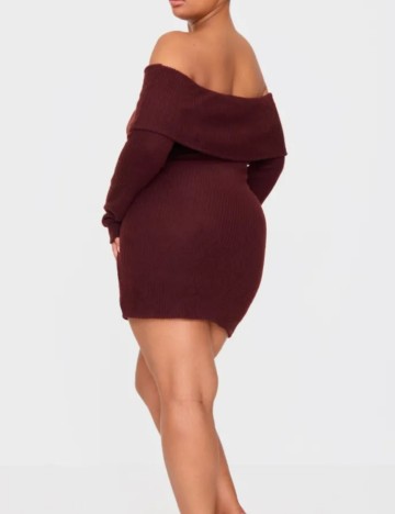 Rochie mini PRETTYLITTLETHING, maro