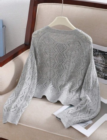 Cardigan Shein, gri