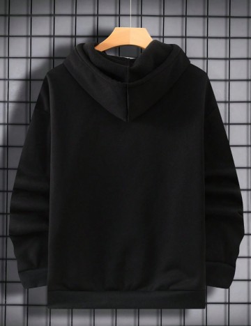 Hanorac Shein MANFINITY, negru