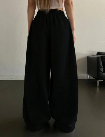 Pantaloni de trening Shein DAZY, negru