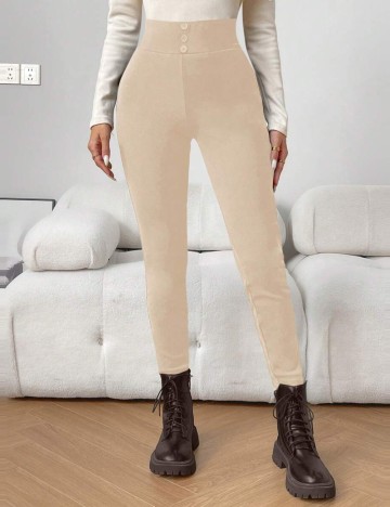 Pantaloni Shein, crem