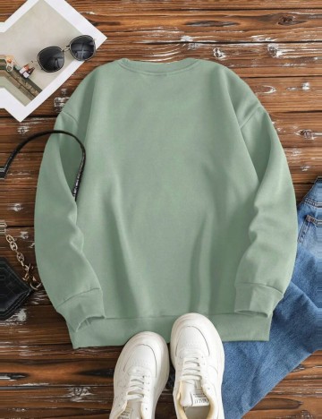 Bluză Shein Curve+, verde