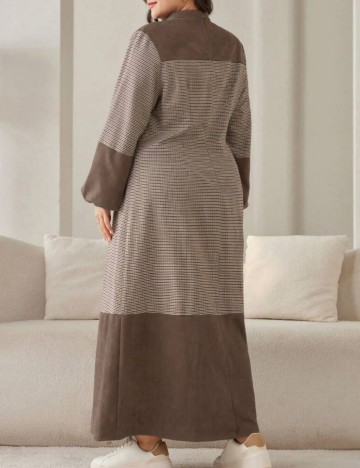 Rochie maxi Shein Curve+, mix culori