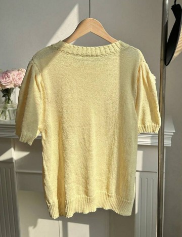 Tricou Shein Curve+, galben
