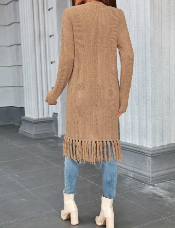 Cardigan lung Shein, bej