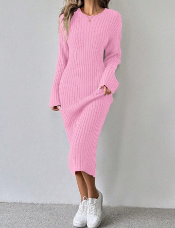 Rochie maxi Shein, roz