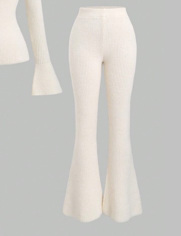 Pantaloni Shein, crem