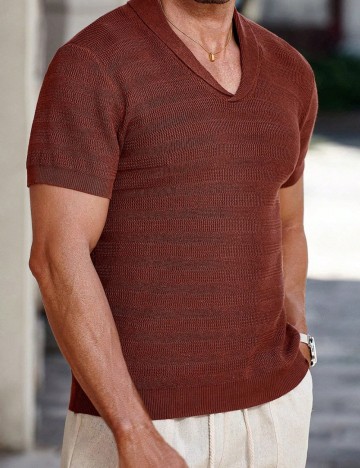 Tricou Shein MANFINITY, maro