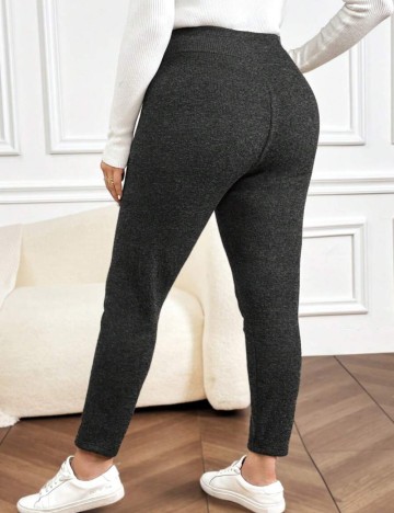 Pantaloni Shein Curve+ Emery Rose, gri