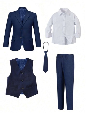 Costum Shein, albastru