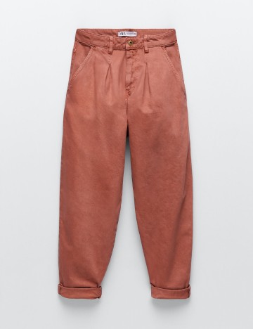 Jeans Zara, cărămiziu