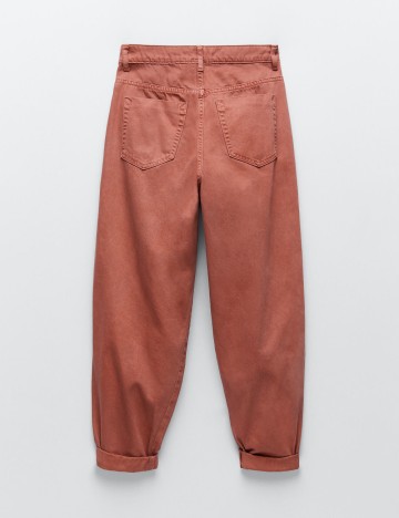Jeans Zara, cărămiziu