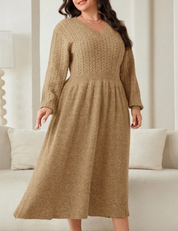 Rochie maxi Shein Curve+, maro