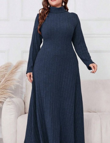 Rochie maxi Shein Curve+, albastru