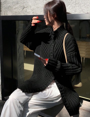Pulover Shein, negru