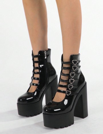 Botine Shein, negru