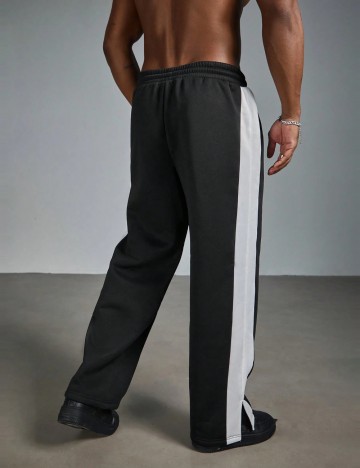 Pantaloni Shein MANFINITY, negru