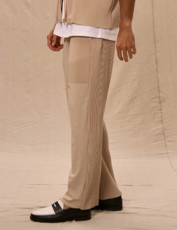 Pantaloni Shein MUSERO, bej