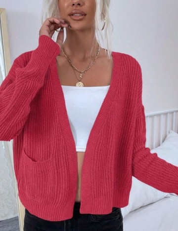 Cardigan Shein, roșu