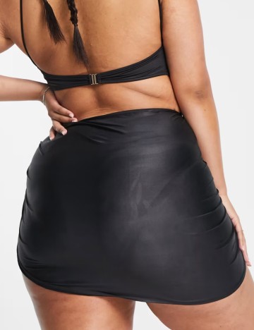 Fustă de plajă ASOS, negru