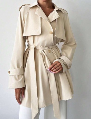 Trench Shein, crem