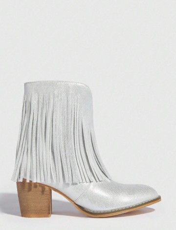 Botine Shein CUCCOO, argintiu